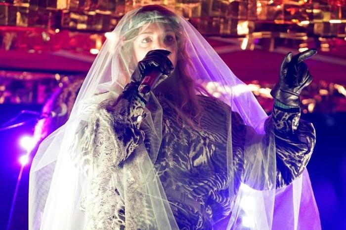 "This is not about me, this is about Julian Assange," M.I.A. told the crowd