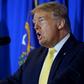 Trump, pictured in Las Vegas on February 20, 2020, was impeached in December over accusations that he coerced ally Ukraine into helping him cheat in the 2020 election