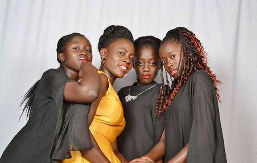 Singer Akothee with her Daughter's. Akothee's Daughter Rue Baby wins Best Model at DEAR Awards in Texas