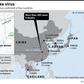 Regional map including China, Japan, Thailand, South Korea, and Wuhan Seafood Market, identified as the centre of a pneumonia outbreak that has sickened dozens and killed four.