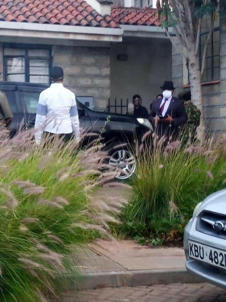 Officials at Athi River estate where Chinese man has self quarantined himself