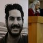 Marc and Debra Tice, the parents of US journalist Austin Tice (portrait), who was abducted in Syria in 2012, are seen at a press conference in the Lebanese capital Beirut on December 4, 2018