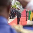 Gabon President Ali Bongo (C) has been battling serious illness