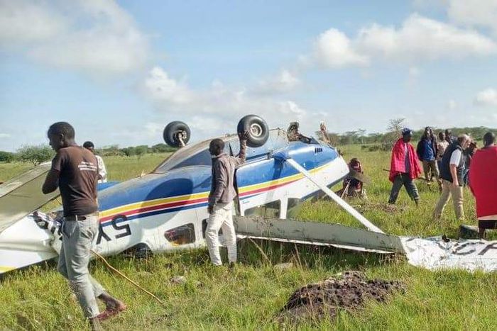 Light aircraft with 5 people on board crashes in Mashuru area Kajiado County
