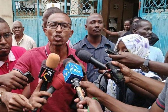 Mohamed Ali whose press conference was disrupted by a rowdy mob