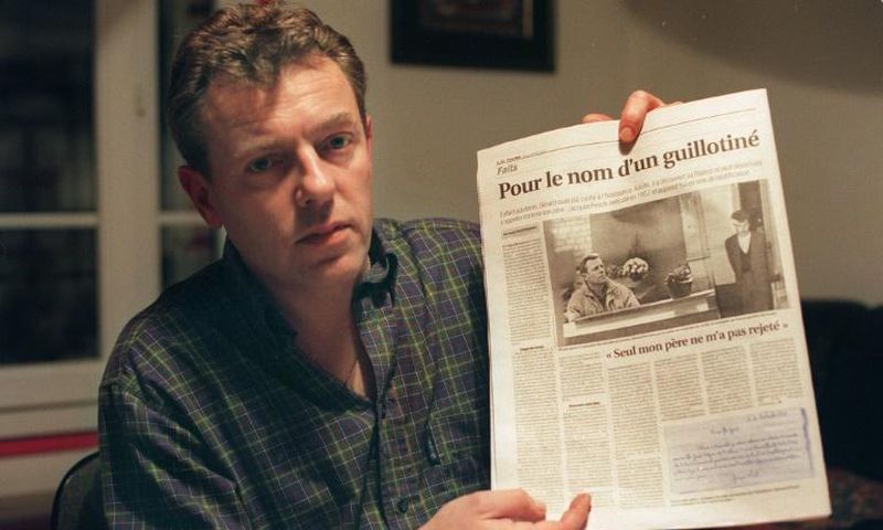 February 2000 file photo of Gerard Fesch who wants to change a French law so his father could be pardoned