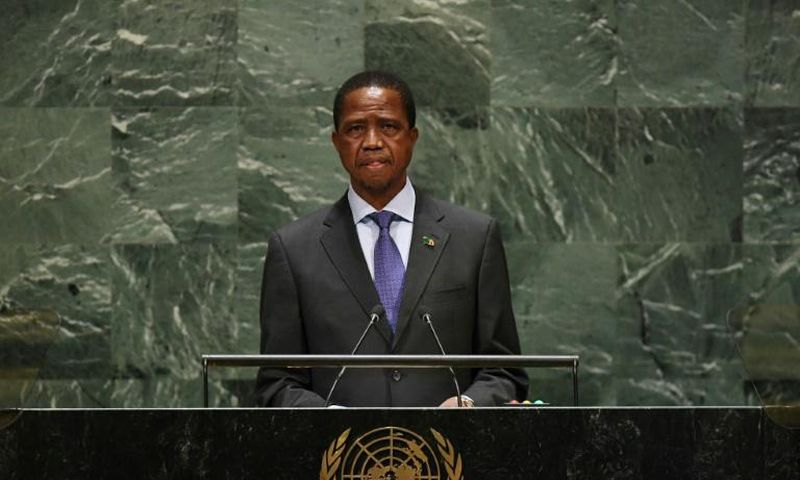 Edgar Chagwa Lungu, 
in power since 2015, faces mounting complaints that he is cracking down on dissent and seeking to consolidate power ahead of elections in 2021