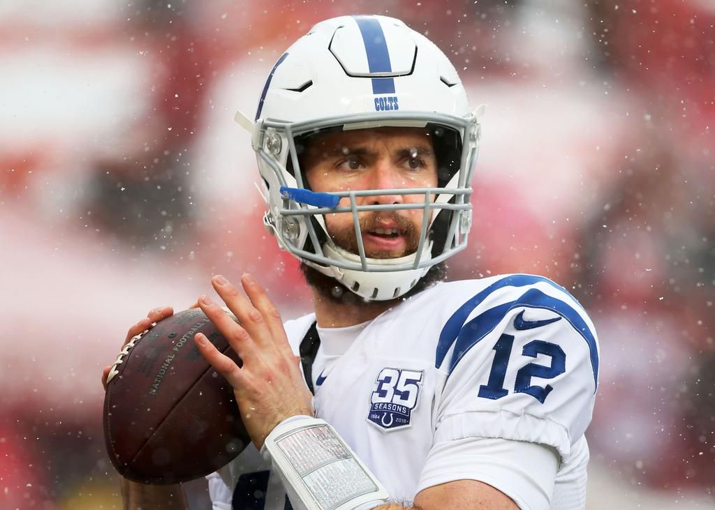 Luck played for seven years with the Indianapolis Colts.
