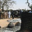 Conflict: President Ibrahim Boubacar Keita visits the village of Ogassogou in central Mali after 130 Fulani villagers were killed by Dogon hunters