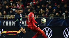 Senou Coulibaly could do nothing as Mbappe's cross flicked off his thigh and into his own net