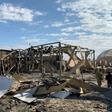 Damage done during the January 8 Iranian attack on al-Asad Air base in Iraq