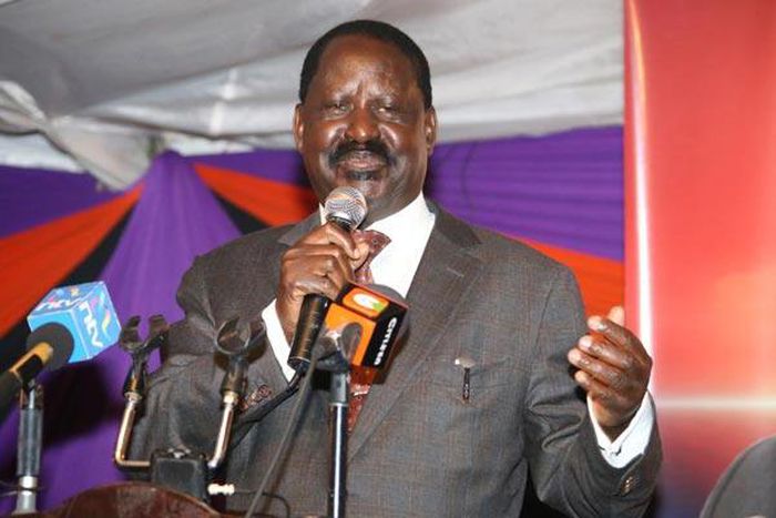 File image of former Prime Minister Raila Odinga
