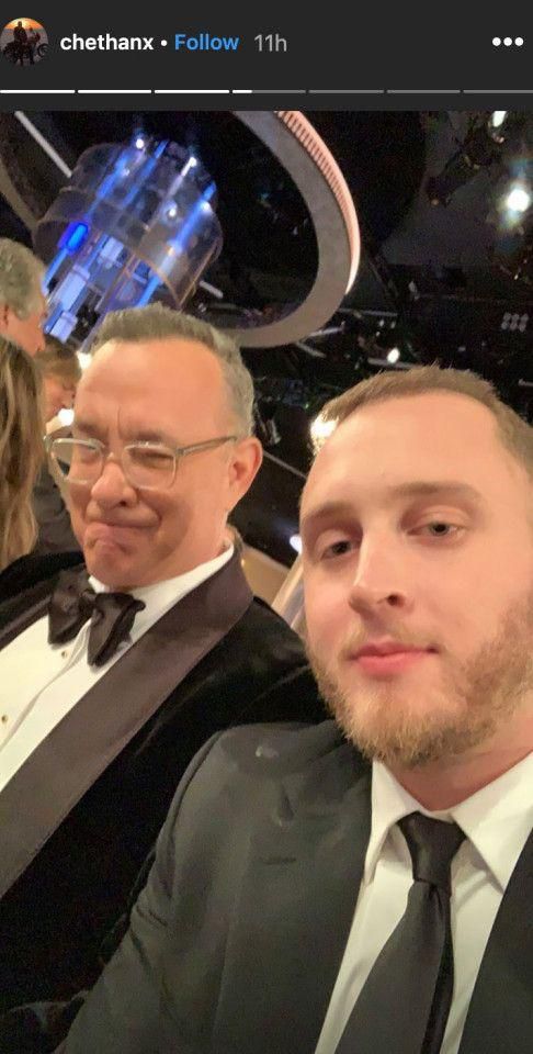chet hanks tom hanks golden globes