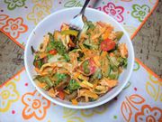 Recipe with a Pulselive Twist: Kenyan sautéed veggie salad with seasoned shredded chicken