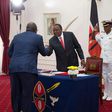 President Uhuru Kenyatta with CS George Magoha
