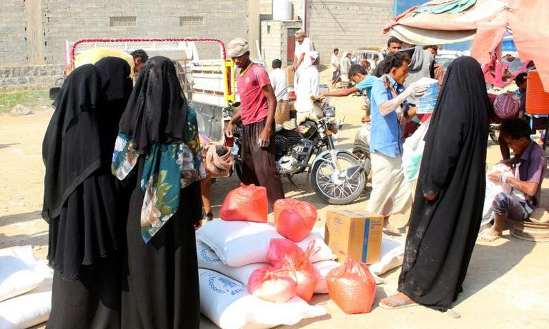 Humanitarian agencies describe a deteriorating situation in the Huthi-controlled north where aid workers face arrest and intimidation as they attempt to distribute food to millions in dire need after five years of conflict