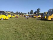 Buses used to ferry delegates to BBI meeting at Kinoru Stadium