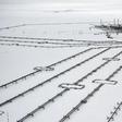 Incoming pipelines leading to the Bovanenkovo gas field on the Yamal peninsula in the Arctic circle