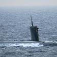 A US submarine at sea: the Pentagon has for the first time deployed a submarine carrying long-range ballistic missiles with low-yield nuclear warheads