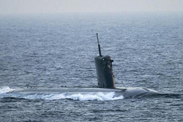 A US submarine at sea: the Pentagon has for the first time deployed a submarine carrying long-range ballistic missiles with low-yield nuclear warheads