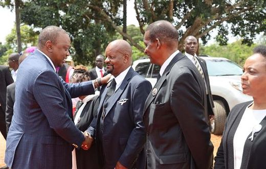Details indicate that gun found at Naivas Supermarket, Thika was stolen during Charles Rubia's funeral attended by President Uhuru Kenyatta