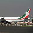 View of Mexico's presidential Boeing Dreamliner in 2018