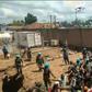 An angry crowd confronted peacekeepers at a UN compound on the outskirts of Beni on Monday. Local people accuse the UN mission in DR Congo of failing to protect them against the notorious ADF militia