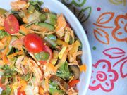 Recipe with a Pulselive Twist: Kenyan sautéed veggie salad with seasoned shredded chicken