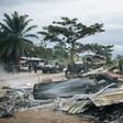 Burnt down houses are seen  in the village of Manzalaho near Beni, Democratic Republic of Congo on February 18, 2020, following an attack  allegedly perpetrated by the rebel group Allied Democratic Forces (ADF)