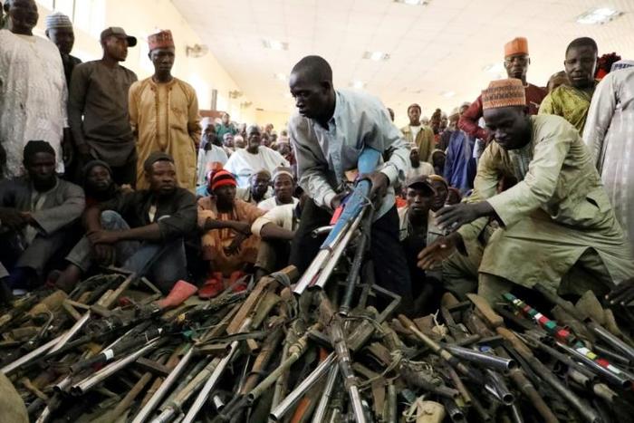 A farewell to arms? The Yansakai vigilante group surrendered hundreds of weapons last month