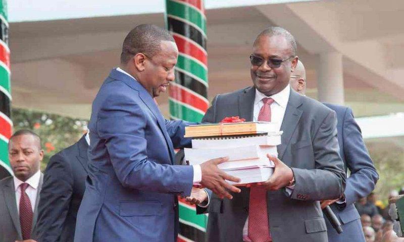 Former Nairobi Governor Evans Kidero throws shade at Mike Sonko after handing over duties to national government