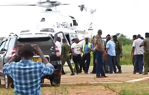 Video captures dramatic moment as Governor Mike Sonko engaged police officers in a fist fight