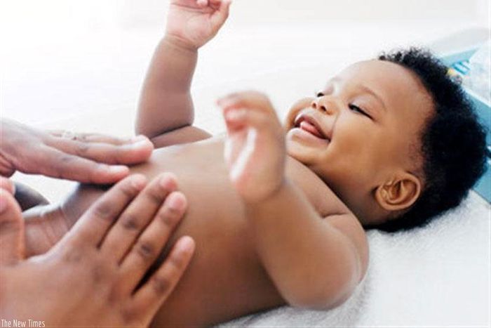 Baby massage (The New Times)