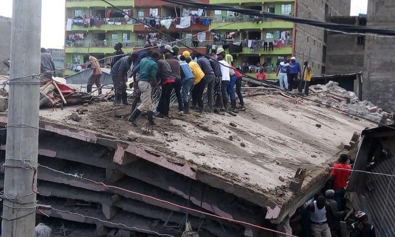 25-YEAR-OLD man and a girl pulled from the rubble of Tassia building alive after more than 48 hours