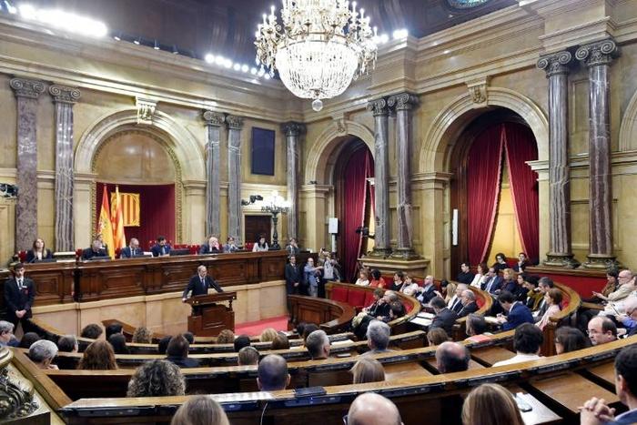 Rebel house: the Catalan regional parliament is dominated by pro-independence MPs