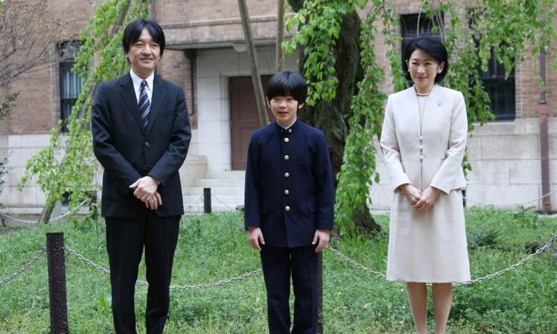 Prince Hisahito is second in line to the throne, after his father, the brother of Emperor Naruhito