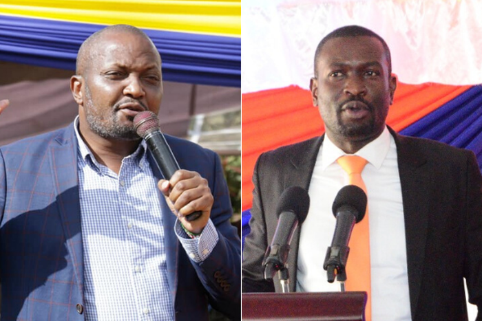 Please be Jubilee party Secretary General - Gatundu South MP Moses Kuria proposes to ODM official Edwin Sifuna on national TV