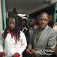 Politicians Dr Boni Khalwale at Kakamega hospital following school stampede