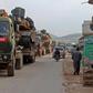 A Turkish military convoy in Syria's Idlib province, where the UN fears current violence could worsen