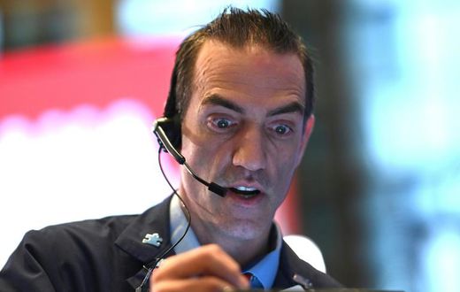 Trading screens in Europe were a sea of red as investors fear the economic impact of the coronavirus