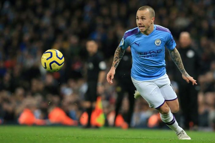 Manchester City's Spanish defender Angelino has signed on loan for German league leaders RB Leipzig for the rest of the season.