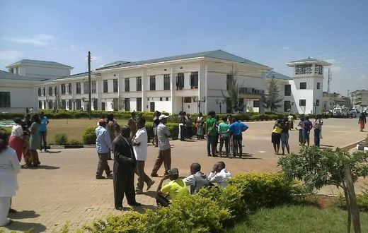 Boda boda rider shot by police officer at Mama Lucy Kibaki Hospital along Kangundo Road