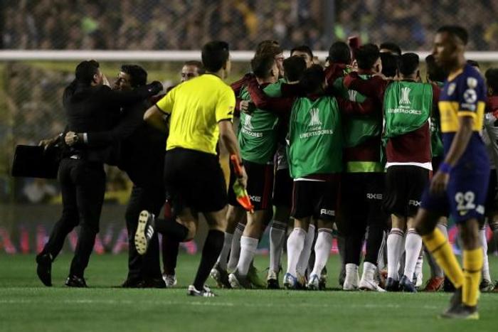 River Plate will play the winners of Wednesday's all-Brazilian clash between Flamengo and Gremio in the final in Santiago next month
