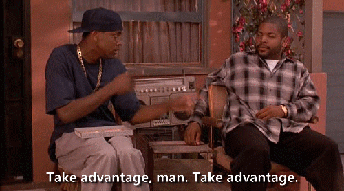Advantage gif (Giphy)