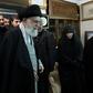 Iran's supreme leader Ayatollah Ali Khamenei visits the family of Revolutionary Guards commander Major General Qasem Soleimani, killed in a US air strike in Baghdad on Friday, to offer his condolences