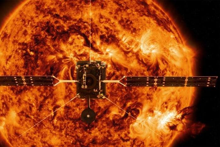 This handout illustration image provided by NASA  shows the Solar Orbiter, which, in collaboration with the European Space Agency, was set to be launched late February 9, 2020 on a mission to study the Sun's polar regions and magnetic environment
