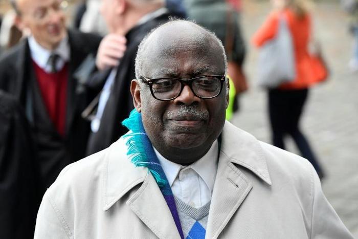 Fabien Neretse denies charges that he took part in the 1994 genocide in Rwanda, saying outside the court, 'I'm innocent'