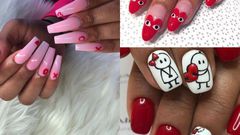 Valentine's nail designs (Pinterest)