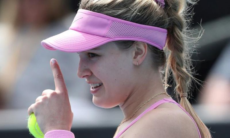 Eugenie Bouchard of Canada needed medical attention