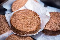 Uncooked Meat Free Plant Based Burgers